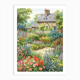 Garden In Bloom Art Print