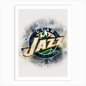 Utah Jazz 4 Art Print