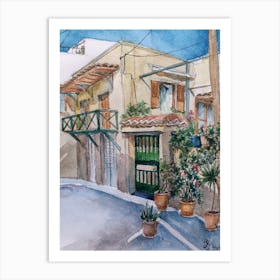 Aegina island, Greece Art Print