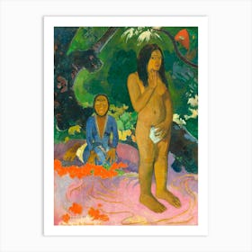 Words Of The Devil (Parau Na Te Varua Ino) (1892), Paul Gauguin Art Print