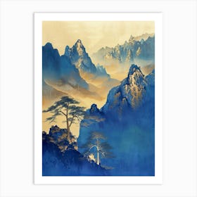 Chinese Mountains Art Print