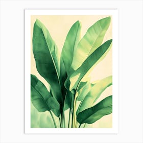 Banana Leaves 2 Art Print