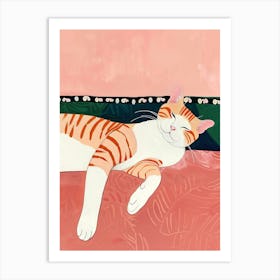 Cat Nap Art Print