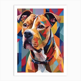 American Staffordshire Terrie Art Print