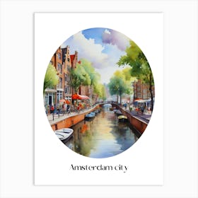 Summer in Amsterdam. 2 1 Art Print