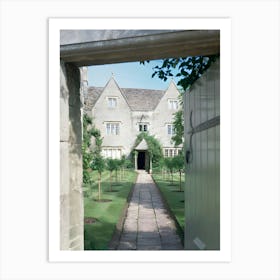 View Of The Front Of Kelmscott Manor, Oxfordshire Art Print