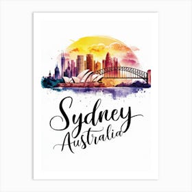 Sydney Art Print