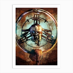 Mad Max Wheel II Art Print