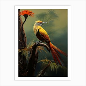 Feathers of Paradise: Wilson's Bird-of-Paradise Art Art Print