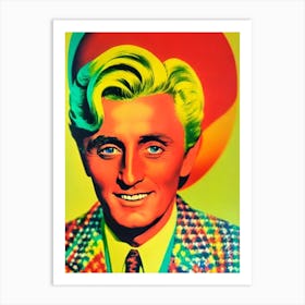 Kirk Douglas Colourful Pop Movies Art Movies Art Print