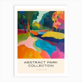 Abstract Park Collection Poster Phoenix Park Dublin 3 Art Print