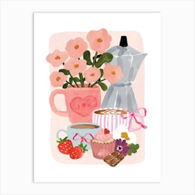 Valentines Still Life Poster