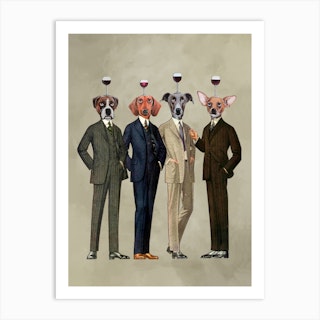 The Wineclub Art Print
