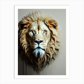 Lion Head 53 Art Print