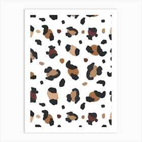 Cute Leopard Pattern Art Print