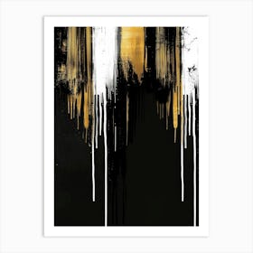 Abstract Drips Canvas Print Art Print