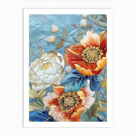 Chinese Embroidery 20 Art Print