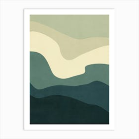 Abstract Waves 04 19 Art Print