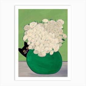 White Roses Art Print