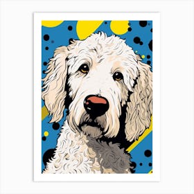 Pop Art Golden Doodle 1 Art Print