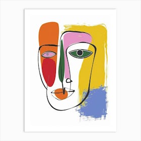 Face Of A Woman 22 Art Print