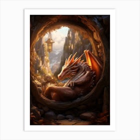 Dragon Lair Nature 5 Art Print