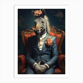 Zebra 5 Art Print