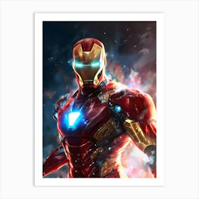 Iron Man Painting Art Print