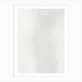 White And Gray Watercolor Painting Art Print