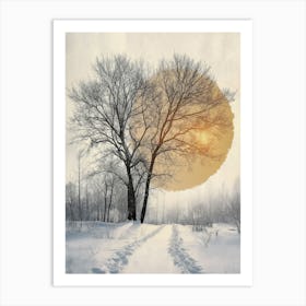 Winter Morning Art Art Print