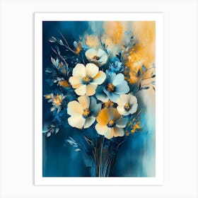 Flowers In A Vase 3 Art Print