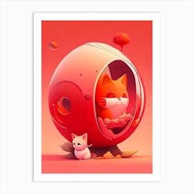 Redshift Kawaii Kids Space Art Print