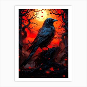 Raven 1 Art Print