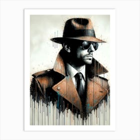 Creative Male Portrait 17 Art Print