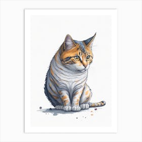 Tabby Cat Art Print