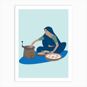 "Flour to Grace: A Rural Portrait" Art Print