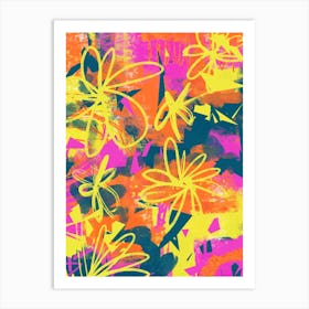 Bright Floral Art Print