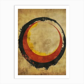 Zen Circle Canvas Print Art Print