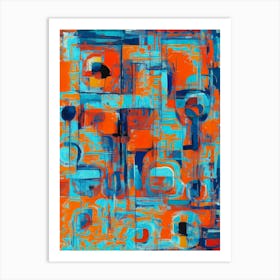 Abstract Painting 852 Art Print