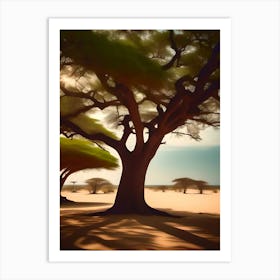 African Biggest Tree Art Print