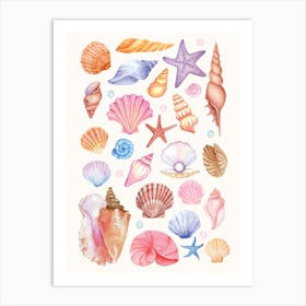 Seashells Art Print