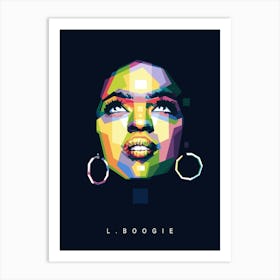 Lauryn Hill WPAP Art Print