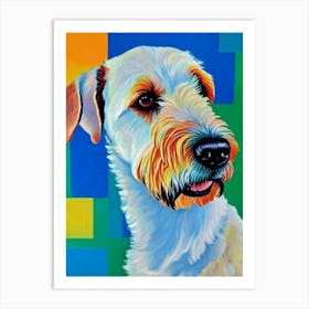 Airedale Terrier Fauvist Style Dog Art Print