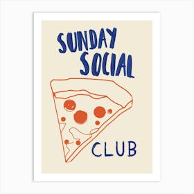 Sunday Social Club Art Print