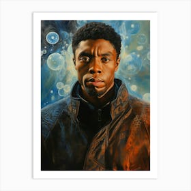 Chadwick Boseman (4) Art Print