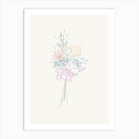 Bouquet Of Flowers Art Print