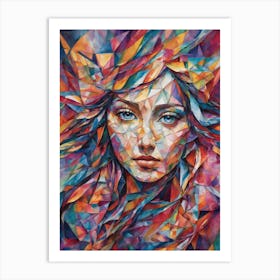 Abstract Of A Woman 1 Art Print