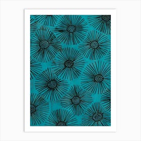 Dahlias Art Print