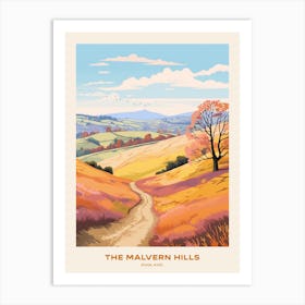 The Malvern Hills England 1 Hike Poster Art Print