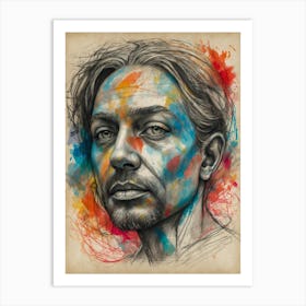 Portrait Of A Man Art Print